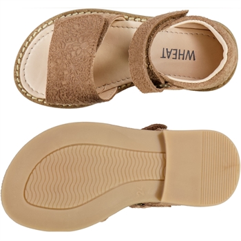 Wheat - Tasha åben sandal - Cartouche brown
